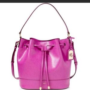 Lauren Ralph Lauren Tate Drawstring Bucket Bag -